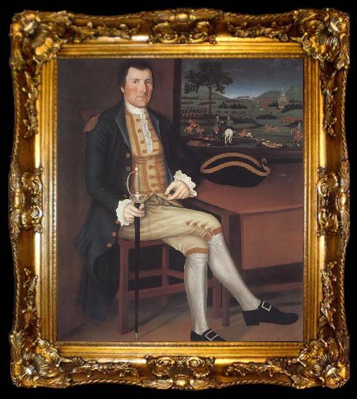 framed  Chandler Winthrop Captaint Samuel Chandler, ta009-2